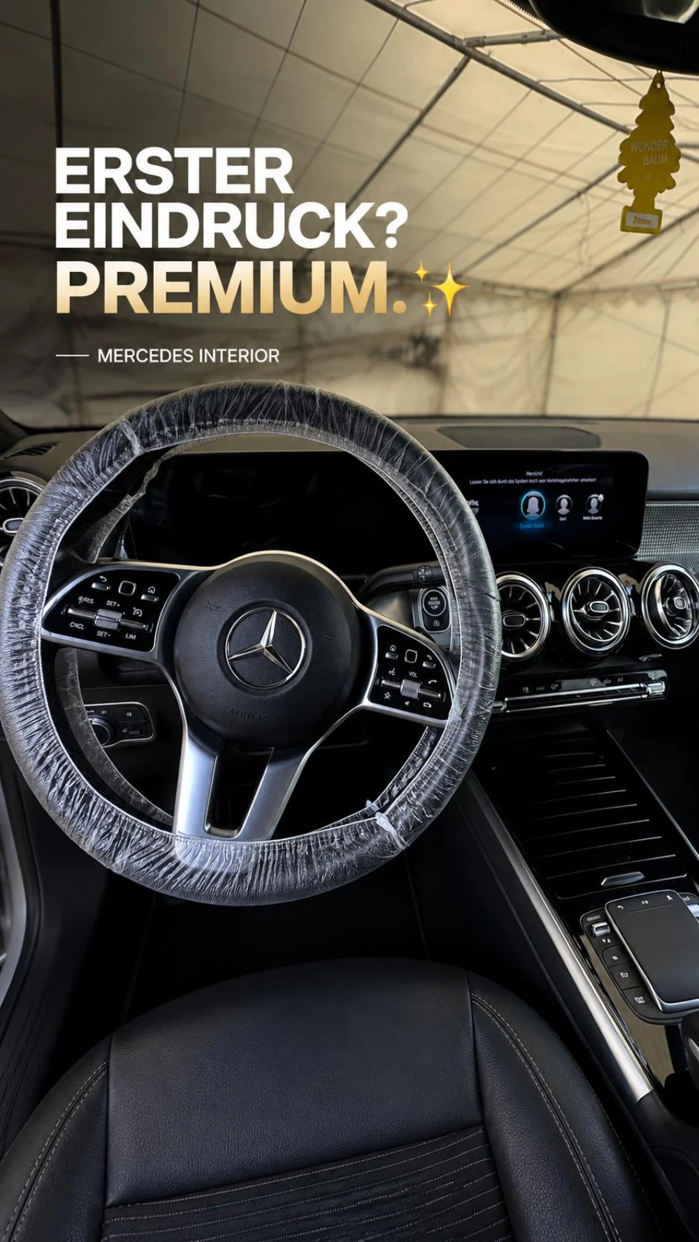 Mercedes · Cockpit im Detail
